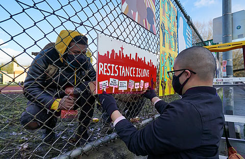 PHOTO ESSAY: Franklin High School Club Responds to Vandalism With BLM Art