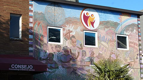 Consejo Counseling and Referral Services building exterior. (Photo: Andrew Engelson)
