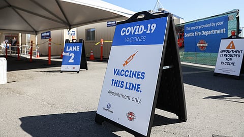 The City of Seattle offers COVID-19 vaccines at its in Rainier Beach Vaccination Hub, which now accepts walk/roll/drive ups, no appointment necessary. (Photo: Alex Garland)