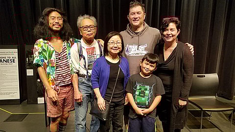 Bob Shimabukuro (second from the left) with his family. Photo courtesy of Mira Shimabukuro.
