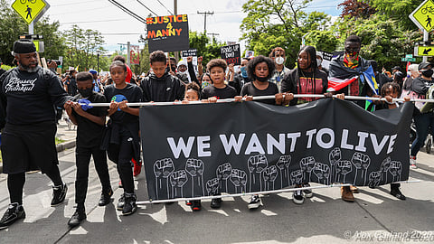 "We Want to Live" rally held in South Seattle on June 7, 2020. (Photo: Alex Garland)