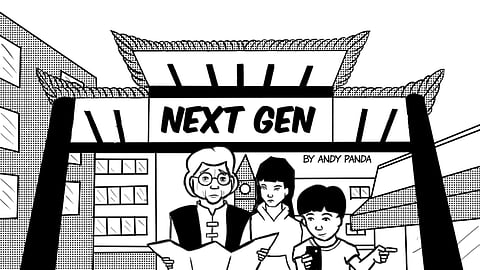 "Next Gen" comic by Andy Panda