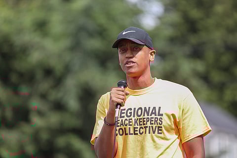 King County Councilmember Girmay Zahilay was on hand to announce the new collective. Photo by Alex Garland.