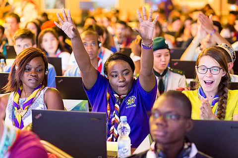 Image is attributed to World Scouting (under a Creative Commons, CC BY-NC-ND 2.0 license).