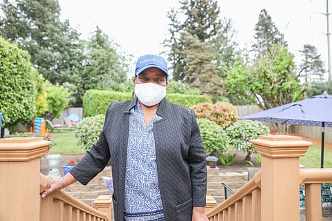 Alesia Cannady, executive director of Women United, at her Skyway home. (Photo: Alex Garland)
