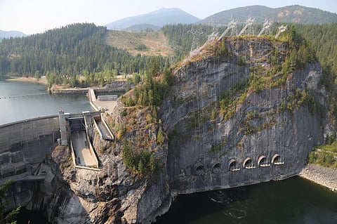 Seattle City Light is the first public utility in the U.S. to become carbon-neutral. A big part of that is because about 85% of power comes from hydropower plants like the Boundary Hydroelectric Project (pictured), a dam in northeastern Washington. Photo courtesy of Seattle City Light.
