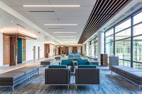 Interior of King County Family Justice Center. Photo courtesy of King County.
