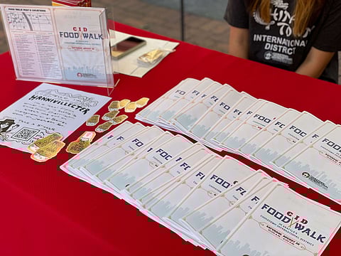 CID Food Walk Summer Series in August of 2021. Photo courtesy of Connie Au-Yeung.