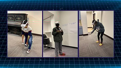 The Seattle Public Library, along with the District of Columbia Public Library in Washington, D.C., and the Fayette Public Library, Museum & Archives in La Grange, Texas, used virtual reality technology as a way to help teens deal with stress during the pandemic. (Photos: courtesy of The Seattle Public Library)