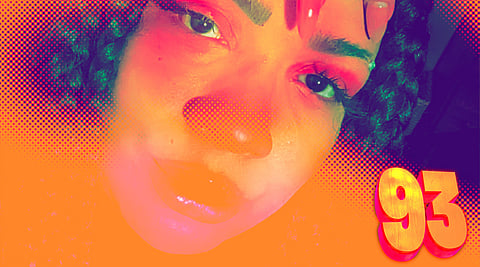 Hip-hop artist Taylar Elizza Beth (TEB) hails from White Center, but her latest EP, "NINETY THREE," was partly inspired by a sun-soaked trip to Palm Springs. Cover art by Taylar Elizza Beth; 93 graphic by Murkury Studios.