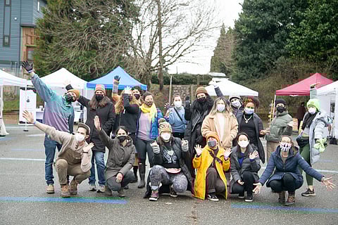Vendors at the Rain or Shine Community Market. Market founder Jenni Liu said, "There's a real need for people running markets to be People of Color. It's not just about having BIPOC artists because when you don't have a spot at the table, you just don't know." (Photo: Della Tosin)