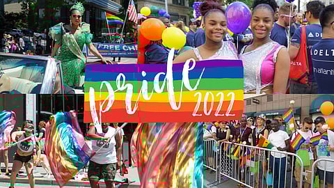 Images from Seattle Pride events from 2016 and 2018. All photos by Susan Fried.