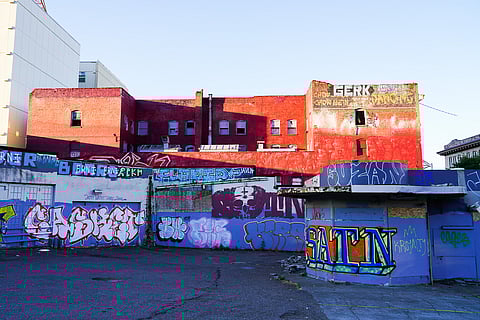 The Seventh Avenue Service site in the International District was a garage and gasoline station. The developer, 701 S Jackson Partners LLC, will provide 202 units of affordable housing for households earning between 40% and 80% of the area's median income. (Photo: Jaidev Vella)