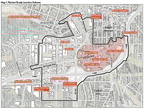 Map from the Rainier/Grady Junction Subarea Plan