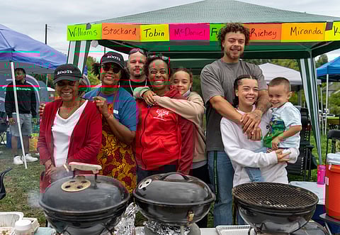 Five generations of the Williams Stockard Tobin Family attended the 50th ROOTS Family Picnic Sept. 4 at Jimi Hendrix Park. The family has been coming to the event almost every year since it began in the 1970s. (Photo: Susan Fried)