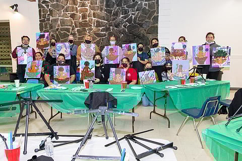 UTOPIA's Paint and Platter event during Transgender Awareness Week 2021. (Photo: Mel Ponder)
