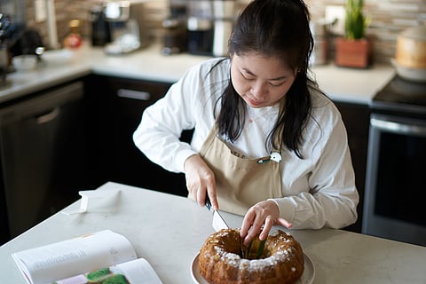 Kat Lieu had only started baking in 2017, but when she started the Facebook page Subtle Asian Baking, it skyrocketed into a massive community of Asian baking enthusiasts. (Photo: Jake Young)