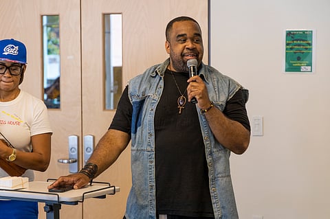 Jeffrey Cheatham at the fifth Seattle Urban Book Expo. (Photo: Victor Jones of DV Squared)