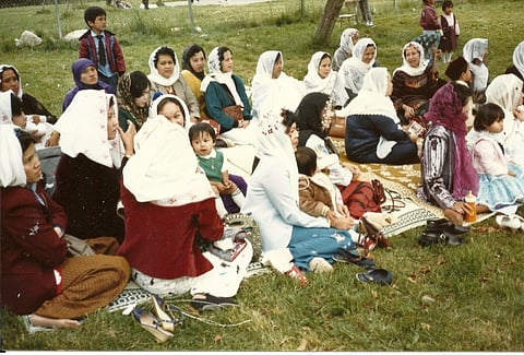 The Cham celebrated Eid-al-Fitr as a community for the first time in the United States in 1982. (Photo courtesy of the Cham Refugee Community.)