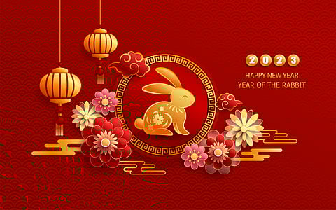 Welcome the Year of the Rabbit at these Seattle area events. (Image: HAWA VECTOR/Shutterstock.com)