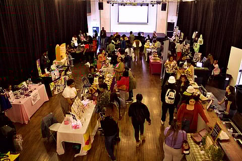 Tacoma's Black Night Market is more than just a market. It's a space that celebrates Black business, entrepreneurship, and brilliance. Pictured: Black Night Market at its grand opening on April 29, 2022. (Photo: Mari Griffin)