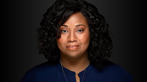 Shermona Mitchelll, the new Sound Theatre Company's co-artistic director, poses for a portrait. In their new position, Mitchell will lead Sound Theatre's 2024–25 season planning. (Photo courtesy of Shermona Mitchell.)