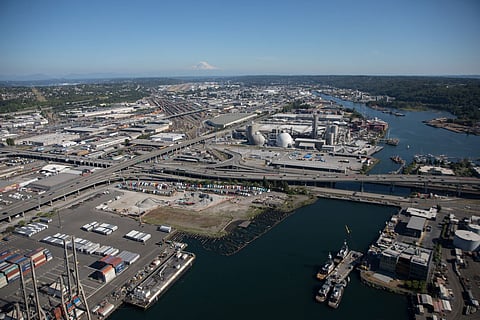 Aerial image over the Duwamish River and Greater Duwamish. (Photo: Alex Garland)