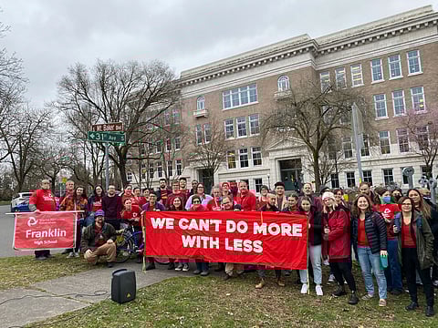 Franklin High School Starts Teach-Ins in Response to Largest SPS Budget Deficit in Years: 'It's Crunch Time'