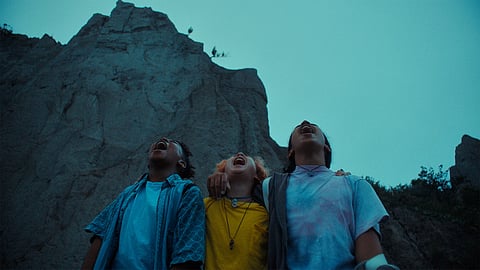 A scene from the movie "SOFT," directed by Joseph Amenta. "SOFT" is a coming-of-age story about three queer friends who vow to make their summer the best ever, but certain events thwart their plans. (Photo courtesy of TRANSlations Film Festival.)