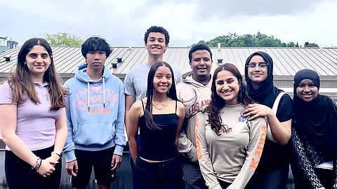 Youth members Cohort No. 1 of the Southeast Seattle Education Coalition's Youth Participatory Grant Program. (Photo courtesy of SESC.)