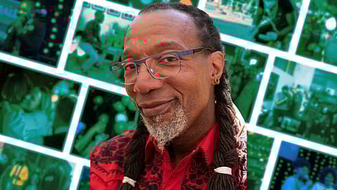 Headshot courtesy of Rosette Royale; background collage of photos from the Emerald archive created by Nikki Barron.