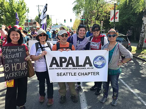 May Day 2019 rally in support of immigrant and workers rights. (Photo: Eunice How)