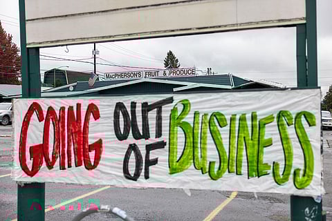 MacPherson's Fruit & Produce stand announced it was going out of business earlier this week. (Photo: Alex Garland)