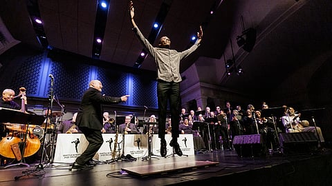 Tap dancer Cipher Goings will join the Seattle Repertory Jazz Orchestra in its annual presentation of Duke Ellington's "Sacred Music" at Town Hall on Dec. 30. (Photo: Jim Levitt, courtesy of Earshot Jazz)