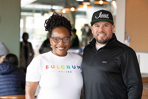 Leona Moore-Rodriguez (left) and Luis Rodriguez, spouses and co-owners of The Station. (Photo: Alex Garland)