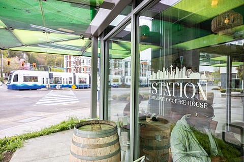 The Station is conveniently located near the Columbia City light rail station. (Photo: Alex Garland.)