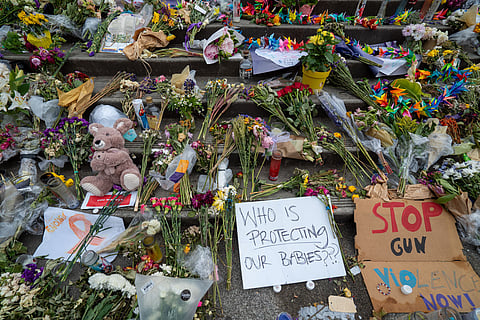Since the shooting on Thursday, June 6, a question parents and community members are asking is reflected at the memorial for Amarr Murphy-Paine. (Photo: Susan Fried)