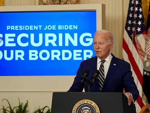 President Joe Biden issued a sweeping executive order that will temporarily block most asylum claims at the U.S.-Mexico border on June 4, 2024. Photo via Andrew Leyden/Shutterstock.com.