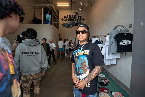 Paradice Avenue Souf co-owner Harry Clean at the store's Big Business Saturday, which showcases their retail line as well as other local vendors, on June 29, 2024. (Photo: Susan Fried)