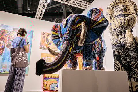 Tons of cool art is coming our way thanks to the Seattle Art Fair, running from July 25-28 at the Lumen Field Event Center. (Photo courtesy of AMP)