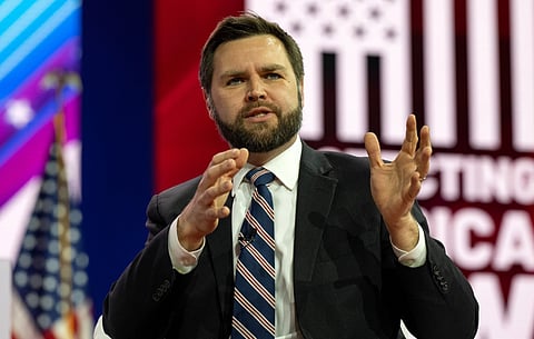 U.S. Sen. J.D. Vance (R-Ohio) at CPAC on March 2, 2023. (Photo: Ron Sachs – Consolidated News Photos/Shutterstock.com)