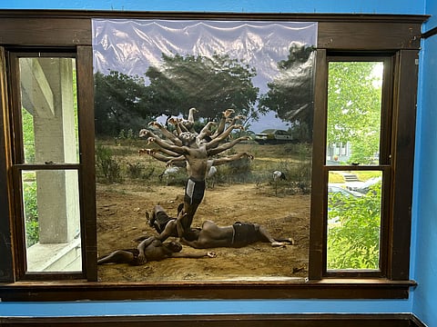"The Dying Tree," part of a collection of photographs by Nana Frimpong Oduro at Wa Na Wari. (Photo: Jas Keimig)