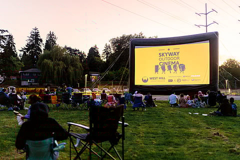 At Skyway Outdoor Cinema on Aug. 16. (Photo: Nikki Barron)