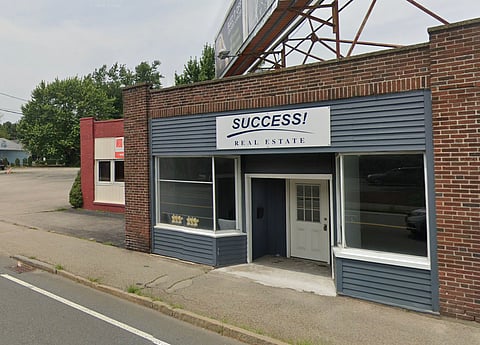 Store front on a main road