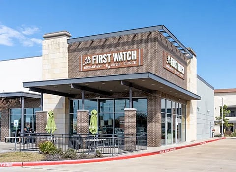 The exterior of a First Watch restaurant.