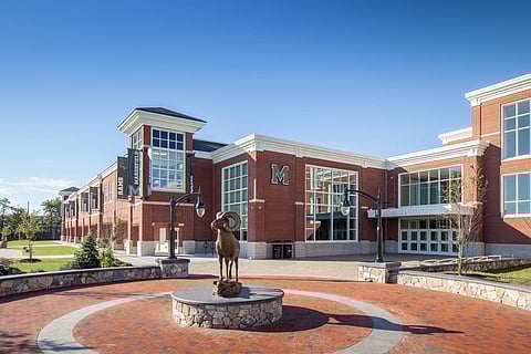 A brick school building