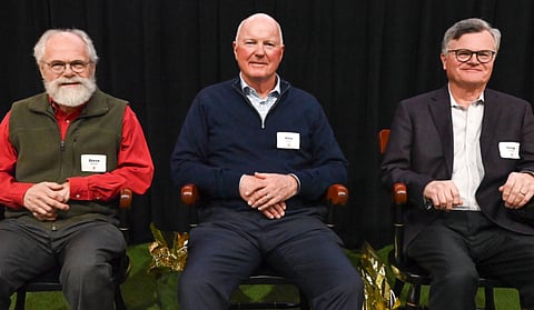 From left to right: Steve Briggs, Alex Clark, and Doug Briggs