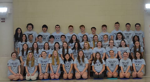 The Marshfield/Hanover Co-op Swim/Dive Team