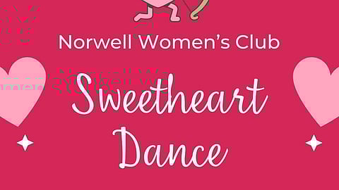 Norwell Women's Club Sweetheart Dance Invitation