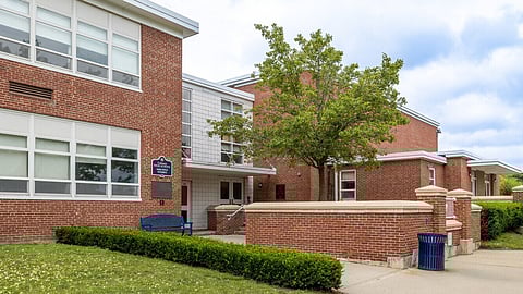 exterior of Cohasset High School